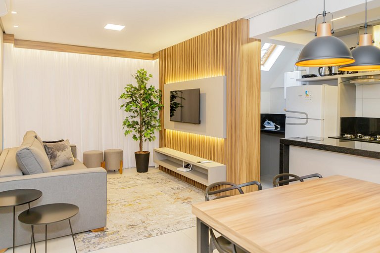 Apto NOVO no Centro de Gramado Recém Decorado