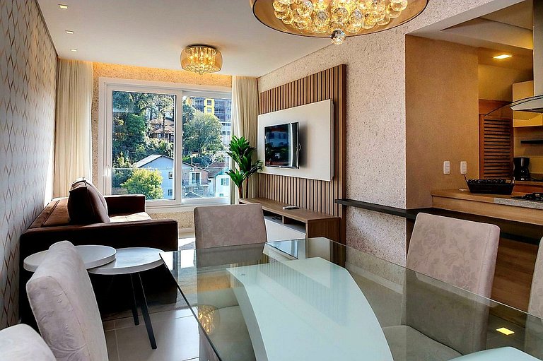 Extraordinary apartment in the center of Gramado.