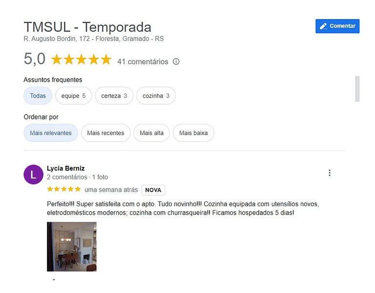 Apartamento Completo e Confortável em Gramado