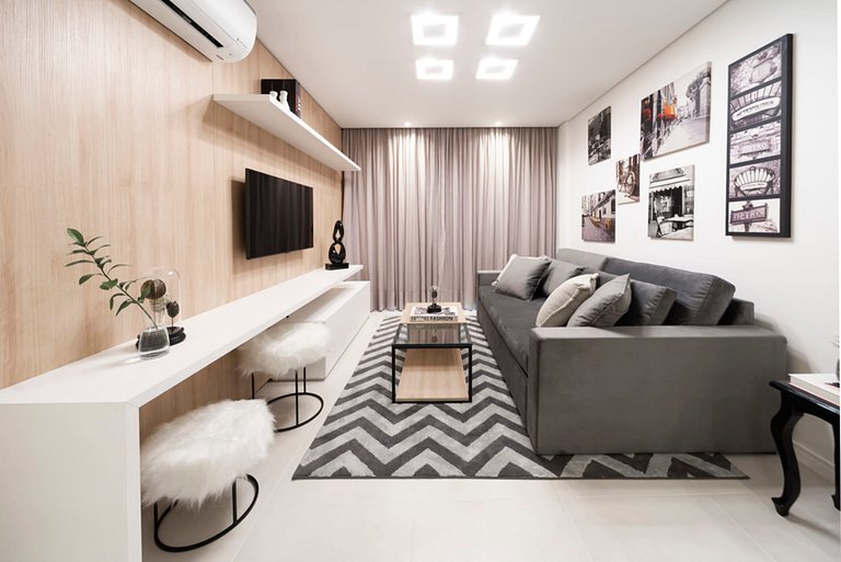 Lindo e Novo Apto no Centro de Gramado