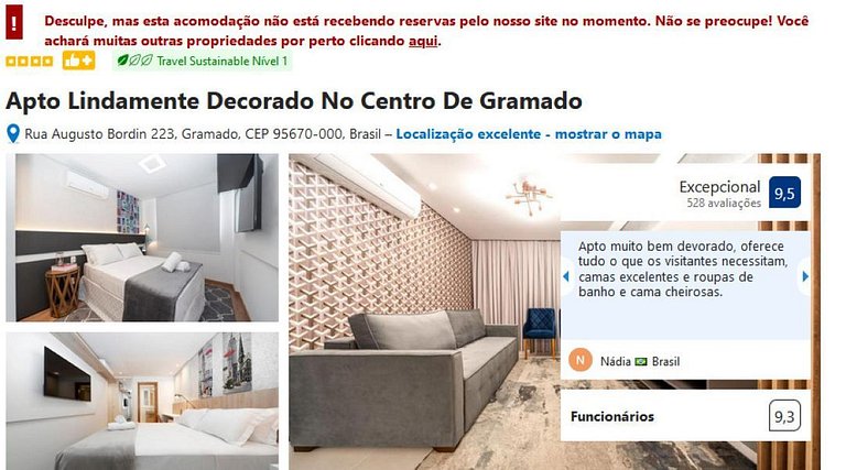 Belíssimo Apto no Centro de Gramado