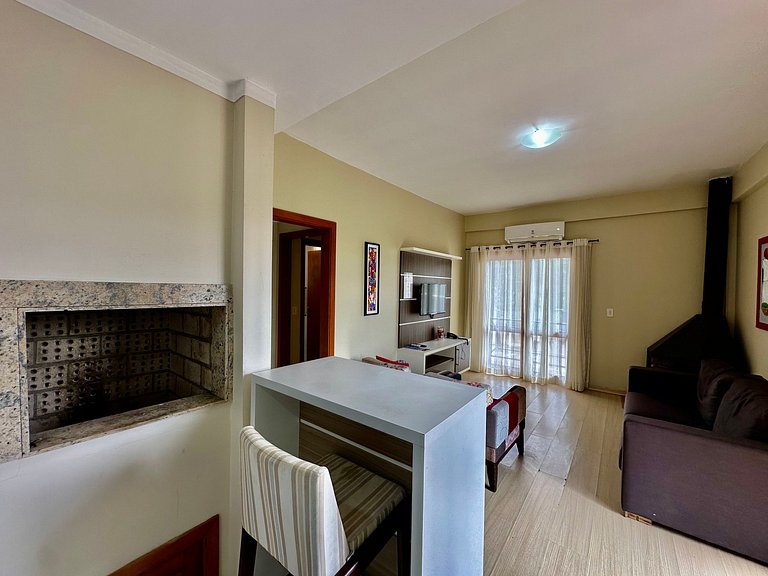 Apartamento com Churrasqueira ao lado do NBA Park