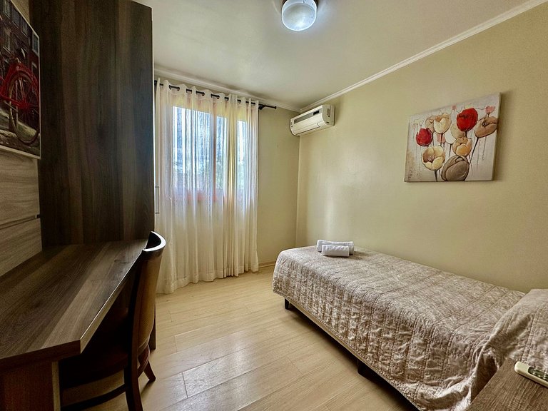 Apartamento com Churrasqueira ao lado do NBA Park