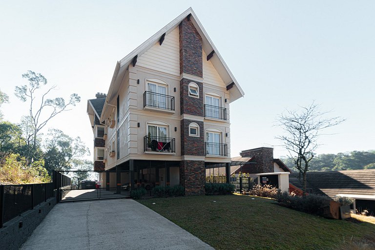 Ap 1 Dormitório com garagem ampla e churrasqueira