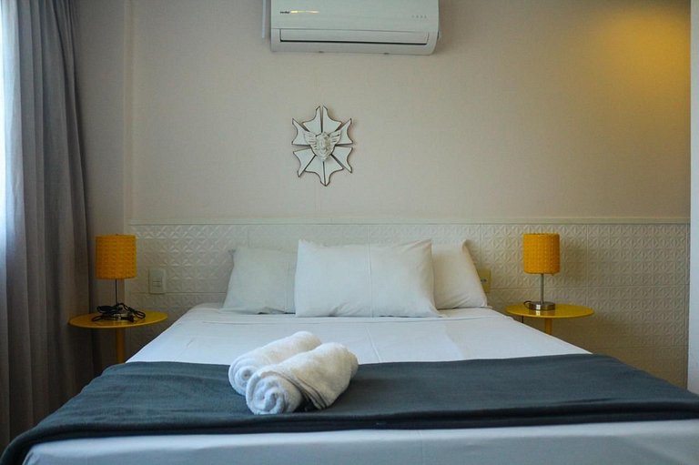 Aconchegante 2 dormitórios com 3 piscinas