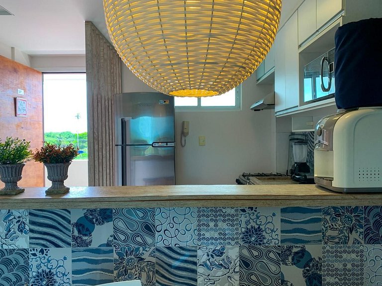 Aconchegante 2 dormitórios com 3 piscinas