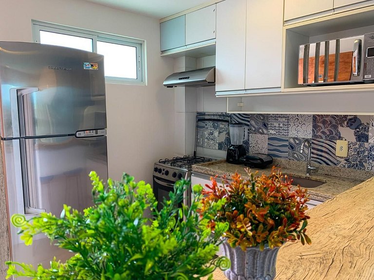 Aconchegante 2 dormitórios com 3 piscinas