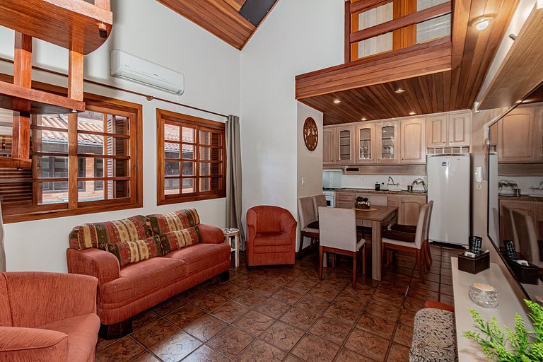 Duplex até 8 pessoas: Frente ao Lago Joaquina Bier