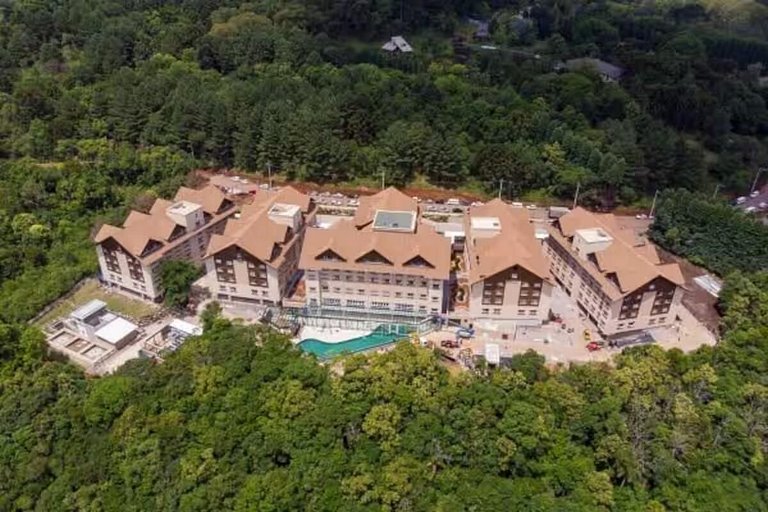 Gramado Thermas Resort: Último Andar c/ Piscinas